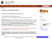 Tablet Screenshot of antiopa-verlag.eu